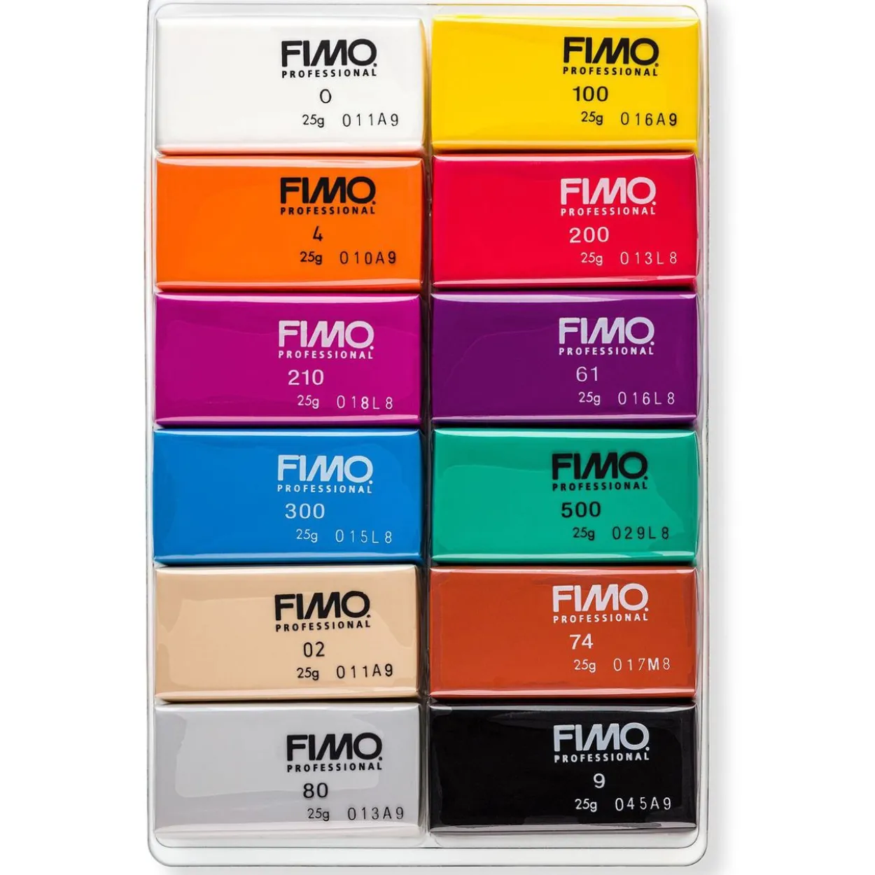 FIMO PROFESSIONAL Modelliermasse-Set, 12er Set