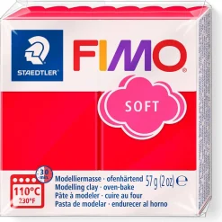 FIMO SOFT Modelliermasse, ofenhärtend, indischrot, 57 g