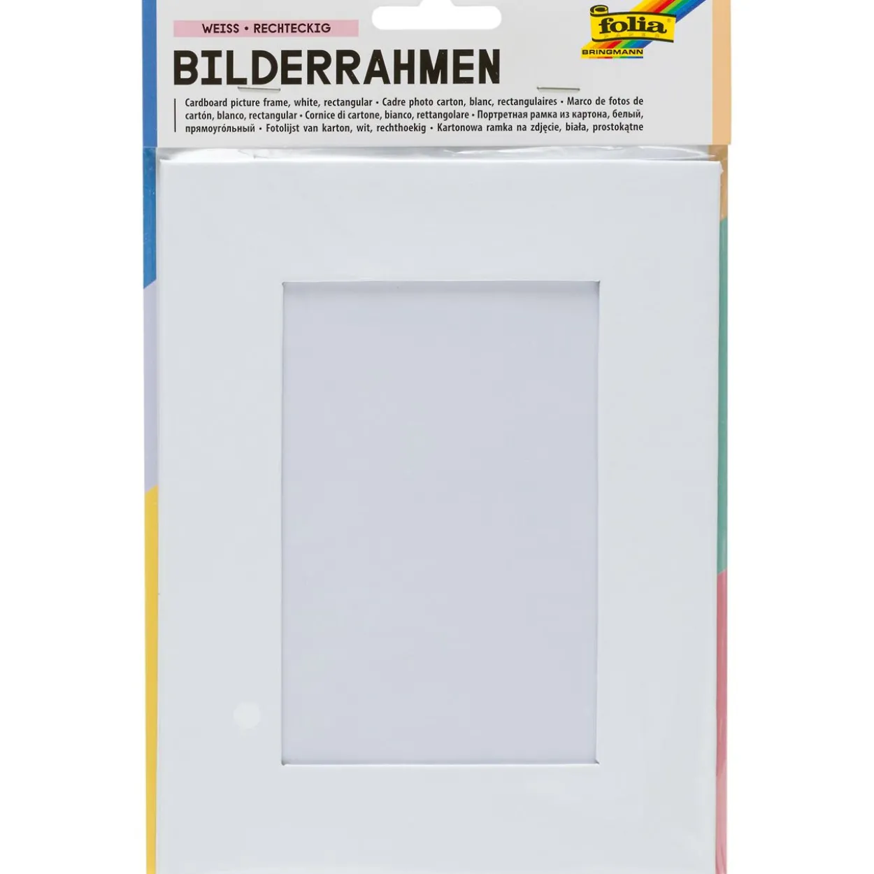 folia Bastelset Bilderrahmen weiß