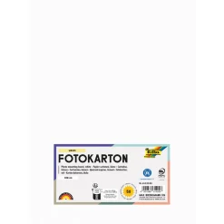 folia Fotokarton weiß 300 g/qm 50 Blatt