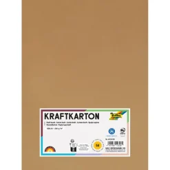 folia Tonpapier Kraftkarton braun 230 g/qm 50 Blatt 692/4/98