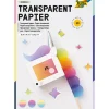 folia Transparentpapier farbsortiert 115 g/qm 10 St.