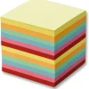 folia Zettelboxeinlage, 90 x 90 mm, 700 Blatt, farbig