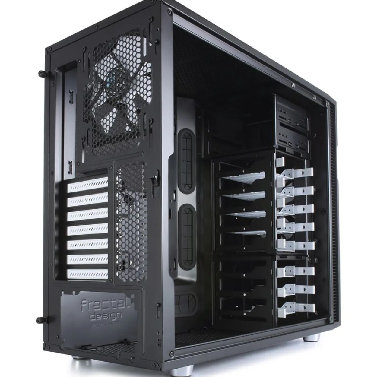 Fractal Design Define R5 gedämmt Midi Tower ohne Netzteil schwarz
