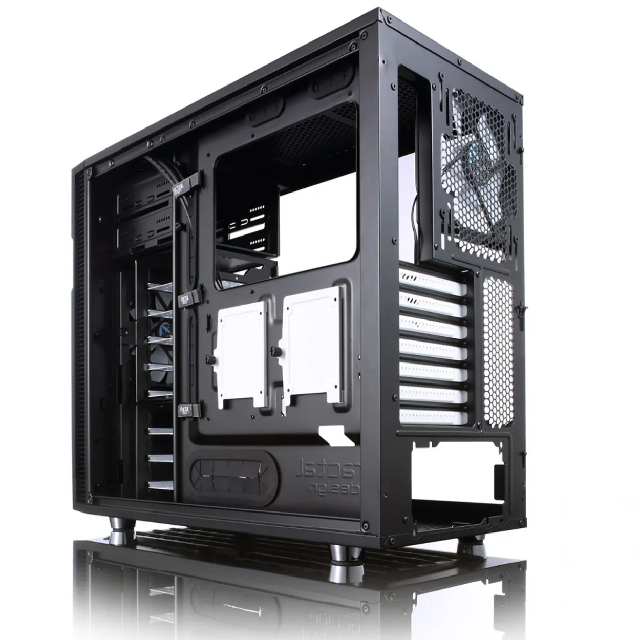 Fractal Design Define R5 gedämmt Midi Tower ohne Netzteil schwarz
