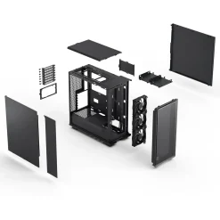 Fractal Design Epoch Black Solid Midi Tower ohne Netzteil schwarz