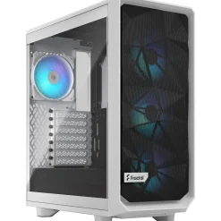 Fractal Design Meshify 2 Compact RGB Midi Tower weiss/schwarz