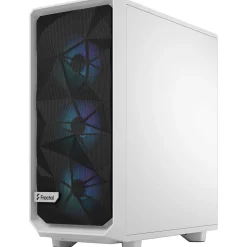 Fractal Design Meshify 2 Compact RGB Midi Tower weiss/schwarz