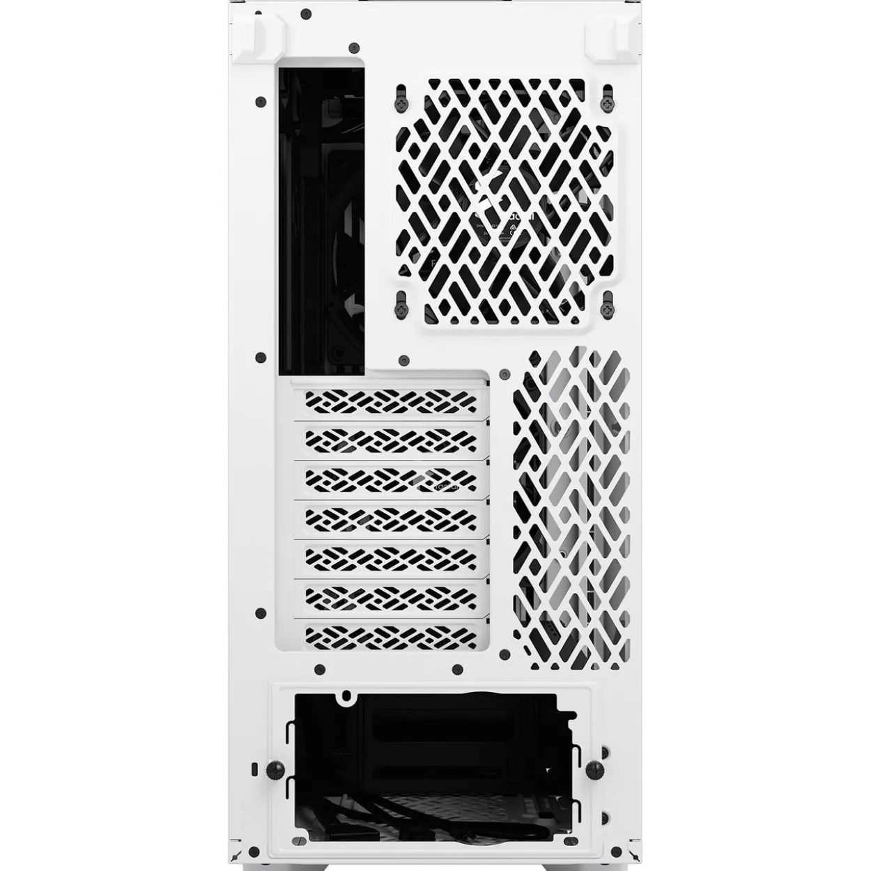 Fractal Design Meshify 2 Compact White TG mit Sichtfenster Midi Tower ohne Netzteil weiss