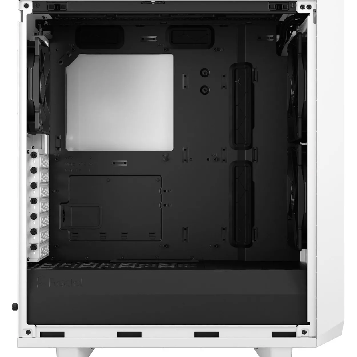 Fractal Design Meshify 2 Compact White TG mit Sichtfenster Midi Tower ohne Netzteil weiss