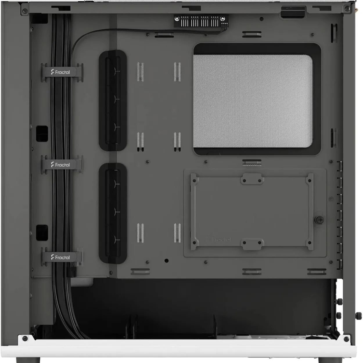 Fractal Design North Chalk White Midi Tower schwarz/weiss