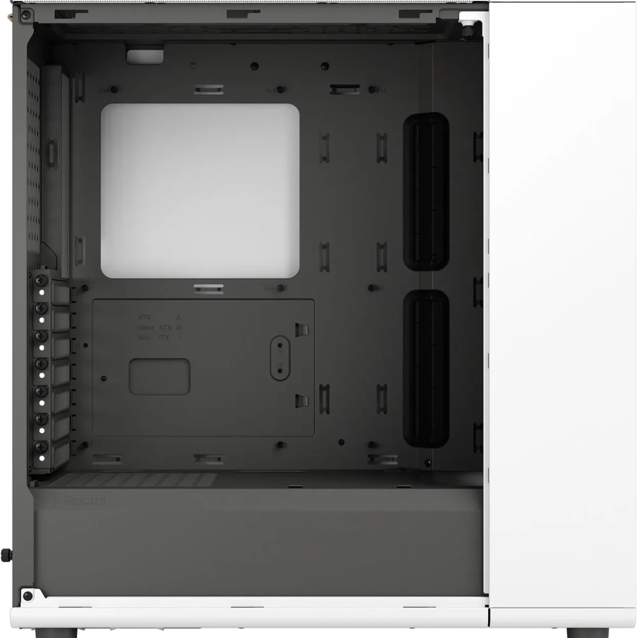 Fractal Design North Chalk White Midi Tower schwarz/weiss