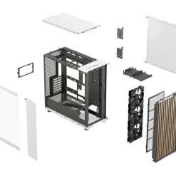Fractal Design North XL RC Midi Tower ohne Netzteil weiss/holz
