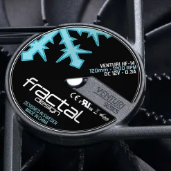 Fractal Design Venturi HF-14 140x140x25mm 800-1200 U/min 18.3- 26.5 dB(A) schwarz/grau