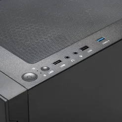 Gamdias Talos E3 Mesh Midi Tower ohne Netzteil schwarz