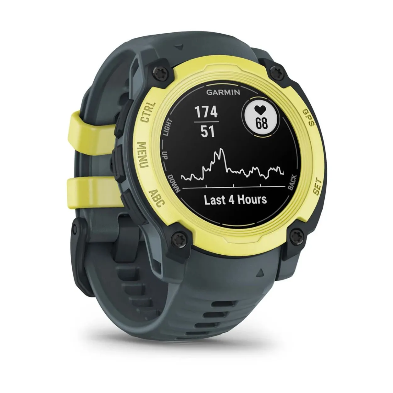 GARMIN Instinct E Twilight Smartwatch dunkelgrün, lime