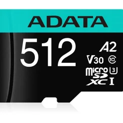 128GB ADATA Premier Pro R100/W80 microSDXC Kit, UHS-I U3, A2, Class 10 (AUSDX128GUI3V30SA2-RA1)