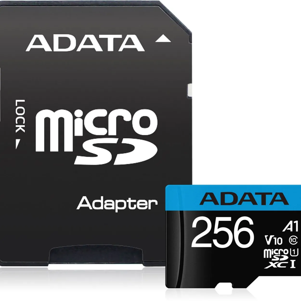 256GB ADATA Premier R100/W25 microSDXC Kit, UHS-I U1, A1, Class 10 (AUSDX256GUICL10A1-RA1)