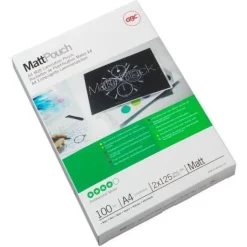 GBC 100 MattPouch Laminierfolien matt für A4 125 micron