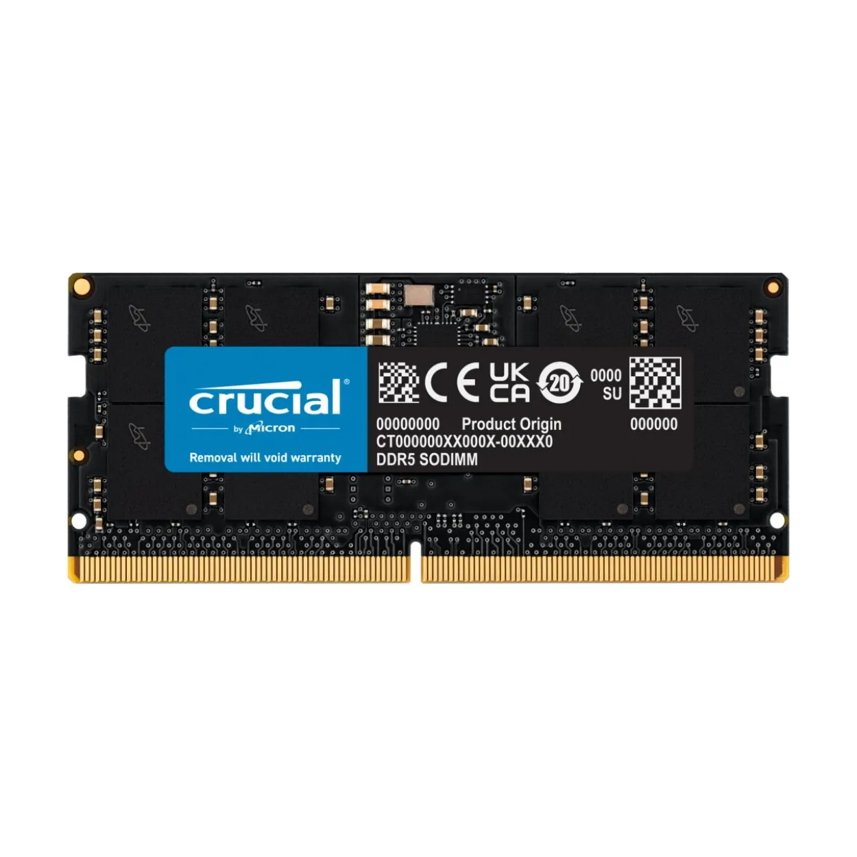 16GB Crucial SO-DIMM DDR5-4800 SO-DIMM CL40 Single