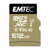 512GB Emtec MicroSD SDXC (CLASS10) Speedin V30 A1 4K Adapt