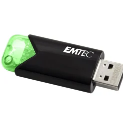 64GB Emtec USB-Stick B110 USB 3.2 Click Easy, grün