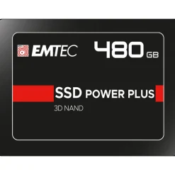 480GB EMTEC X150 SSD Power Plus 2.5" (6.4cm) SATA 6Gb/s 3D-NAND TLC (ECSSD480GX150)