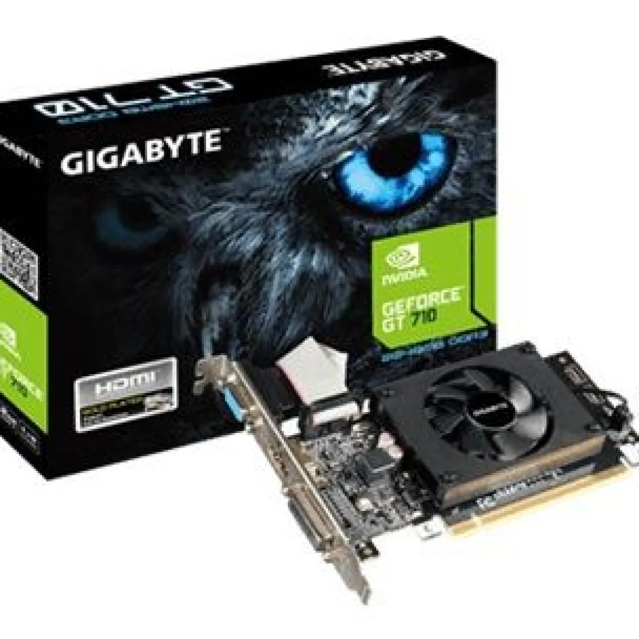 2GB Gigabyte GeForce GT 710 LP Aktiv PCIe 2.0 x 8 (Retail)