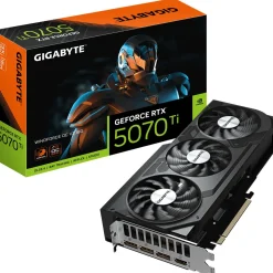 16GB Gigabyte GeForce RTX 5070 Ti Windforce OC V2 16GB Aktiv PCIe 5.0 x16 (Retail)