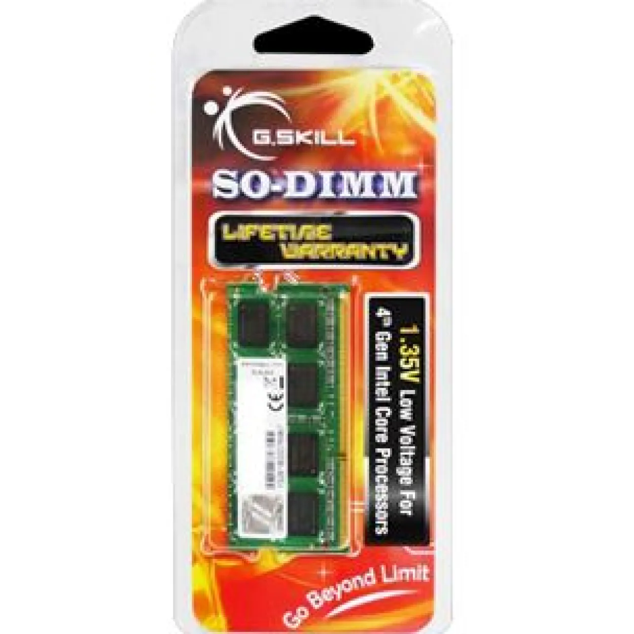 4GB G.Skill Value DDR3L-1600 SO-DIMM CL9 Single