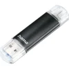 256GB hama USB-Stick Laeta Twin schwarz