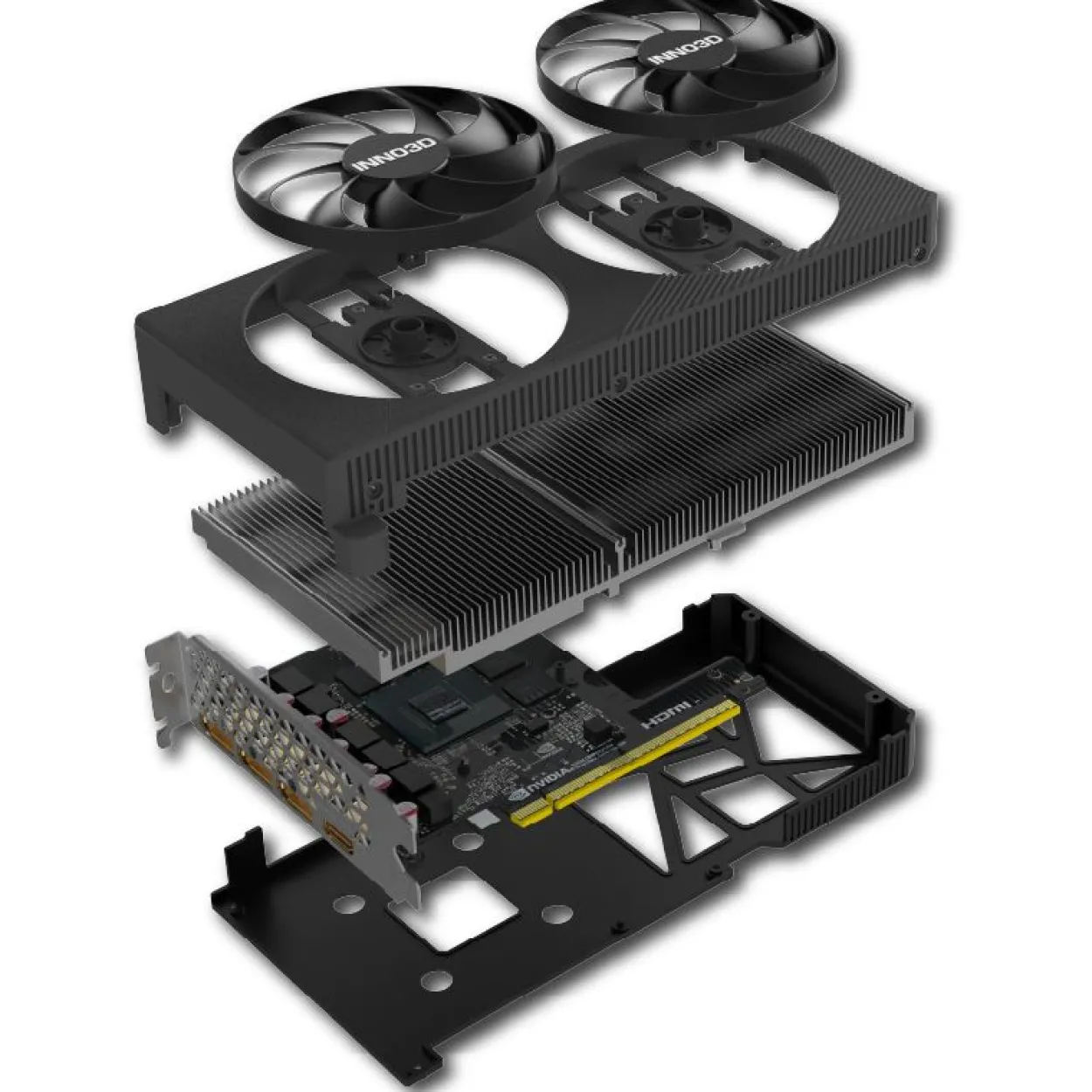 8GB INNO3D GeForce RTX 5060 Twin X2 Aktiv PCIe 5.0 x16 (x8) (Retail)
