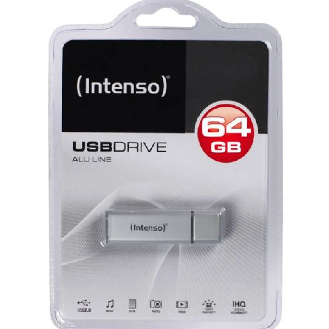 64 GB Intenso Alu Line silber USB 2.0