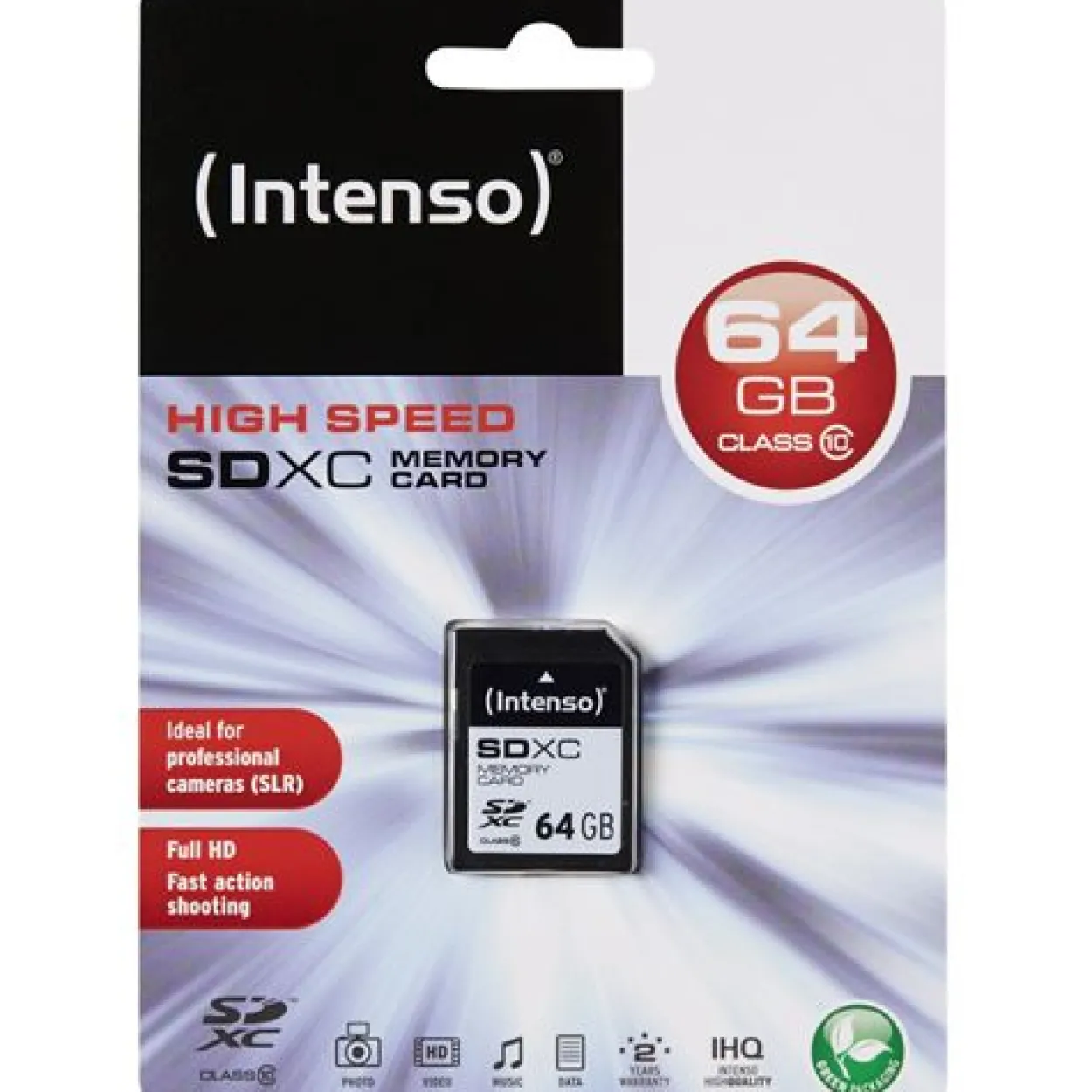 64 GB Intenso High Performance SDXC Class 10 Retail