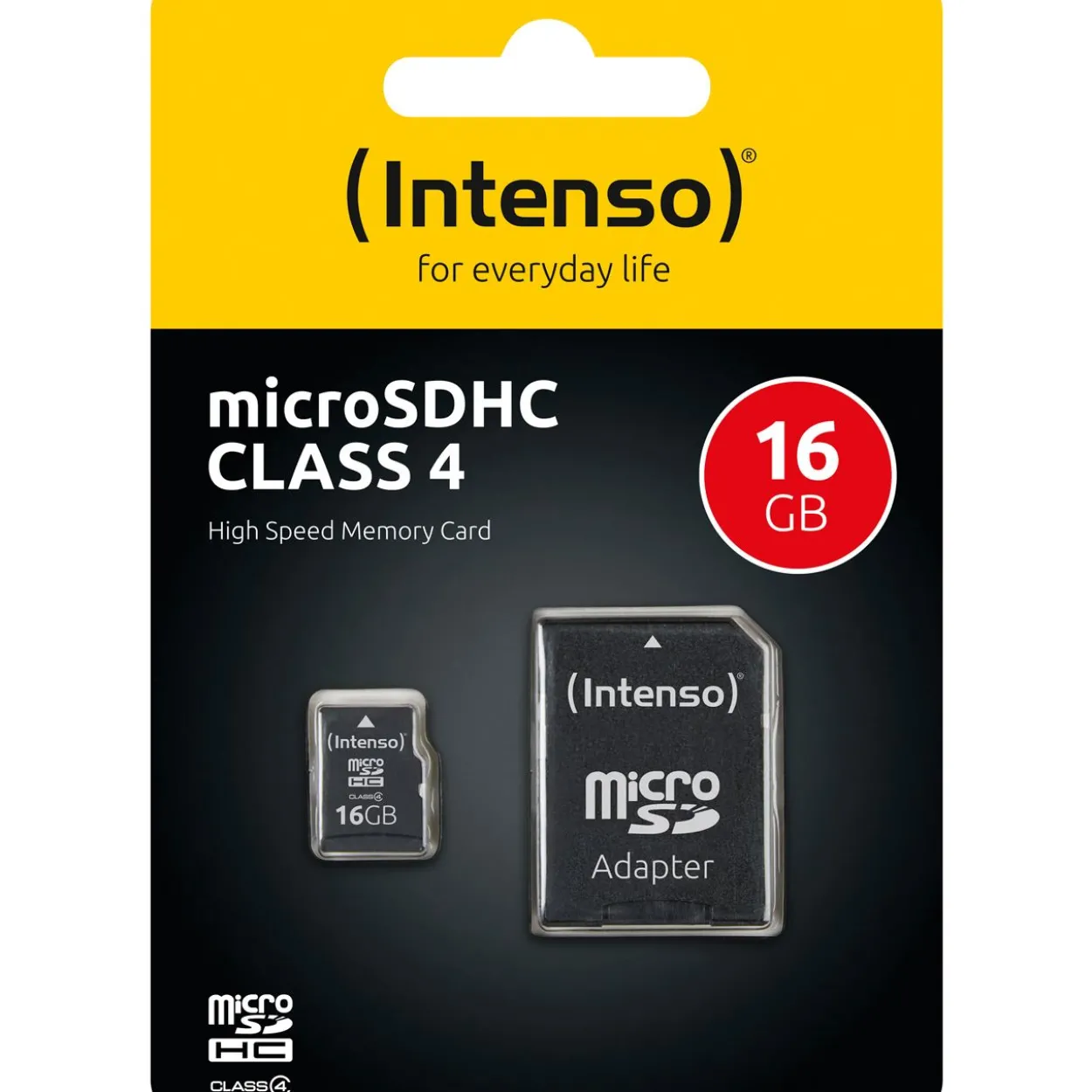 16 GB Intenso Standard microSD Class 2 Bulk