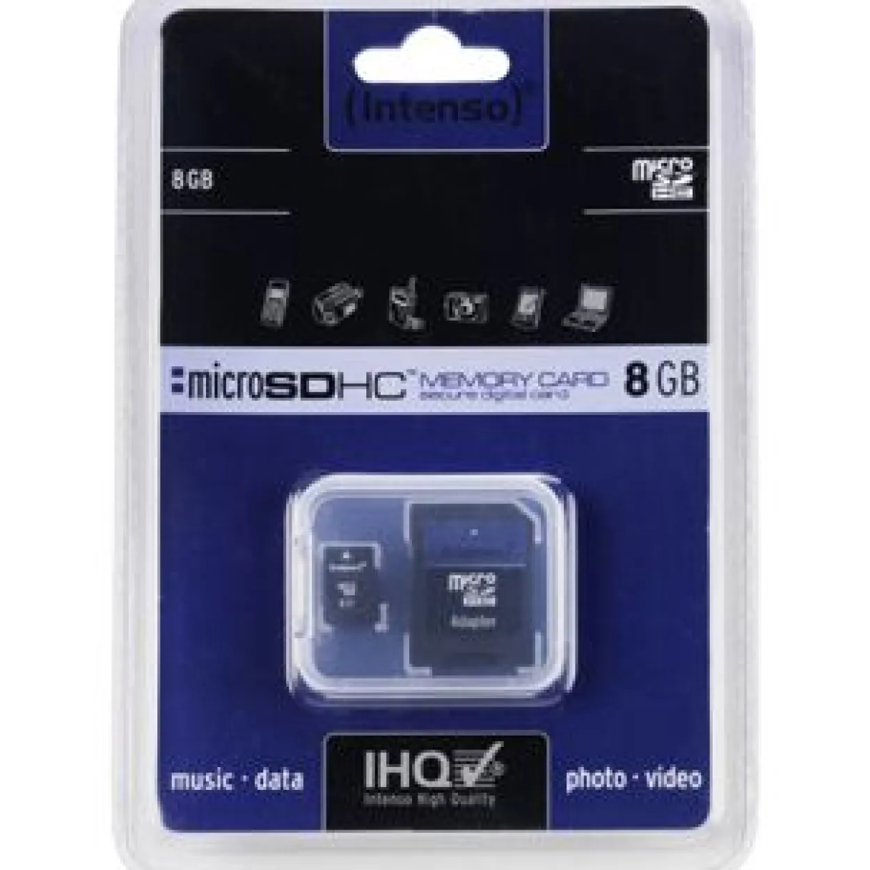 8 GB Intenso Standard microSDHC Class 4 Retail inkl. Adapter
