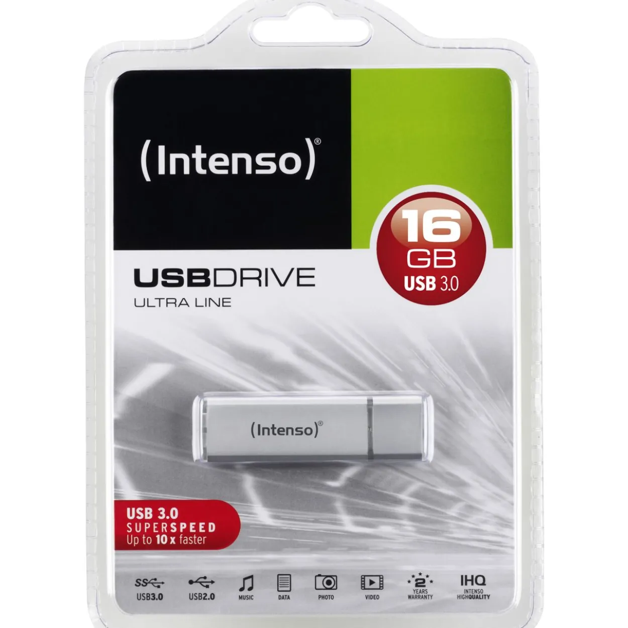 16 GB Intenso Ultra Line silber USB 3.0