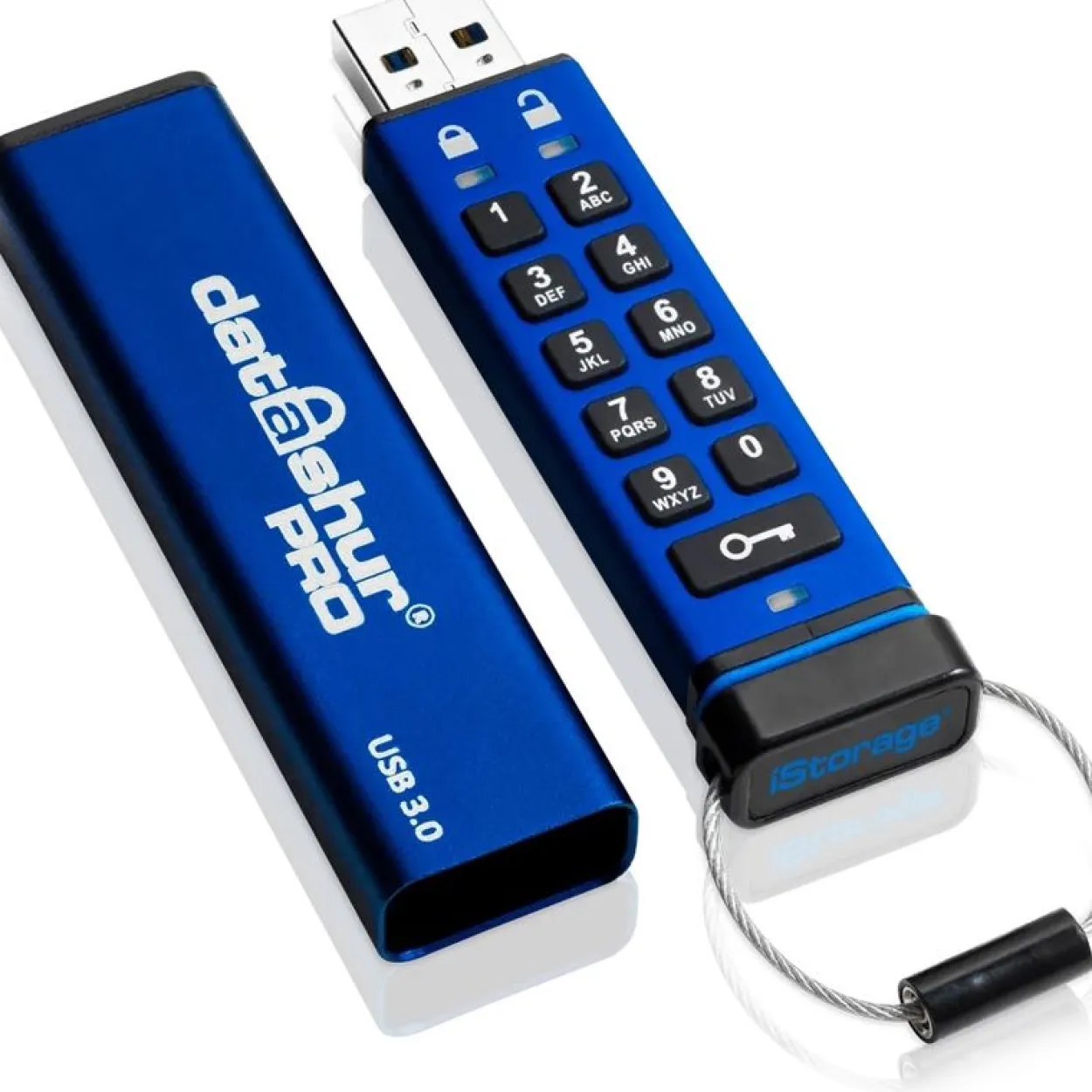 4 GB iStorage datAshur Pro blau USB 3.0