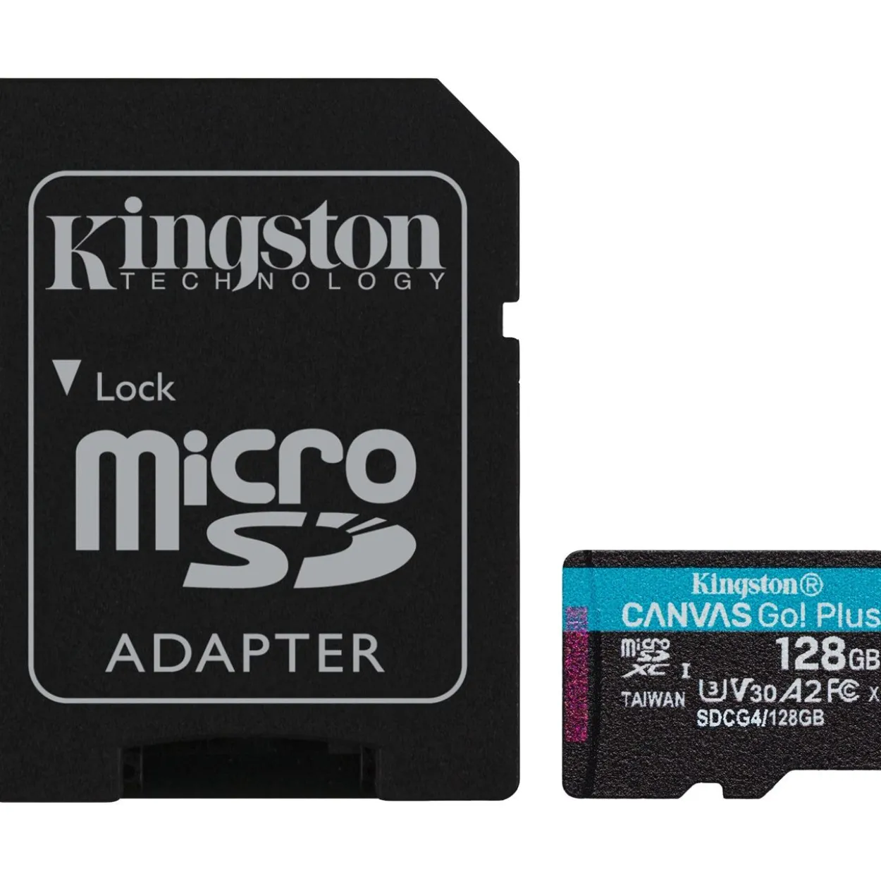 128GB Kingston Canvas Go Plus MicroSD +ADP