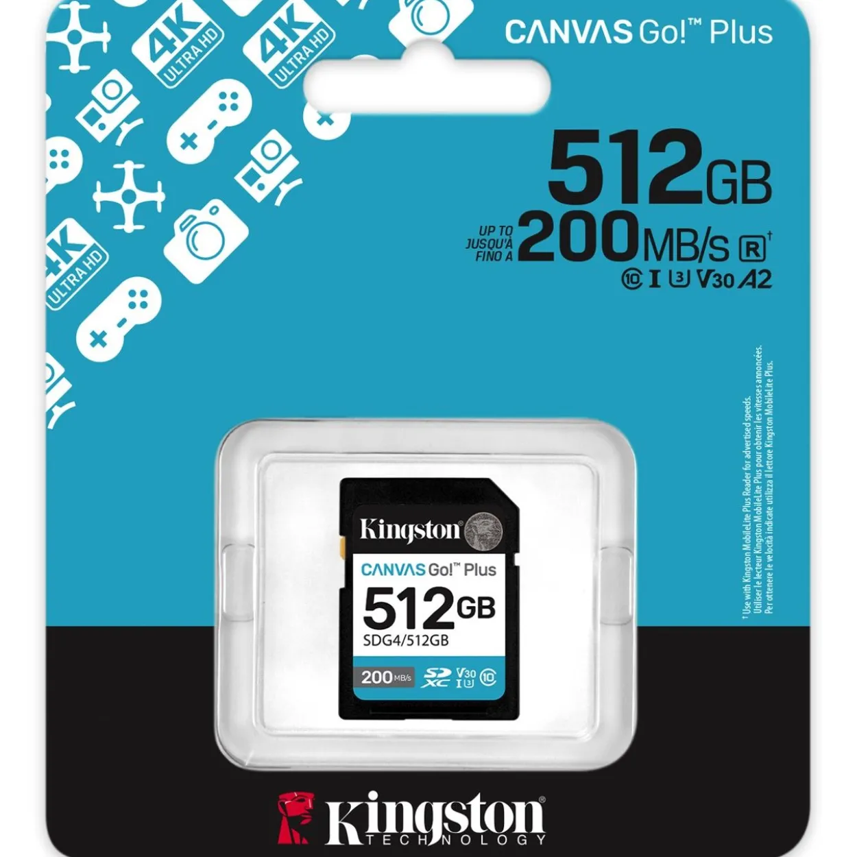 512GB Kingston Canvas Go Plus SD