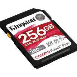 256GB Kingston Canvas React Plus for Full HD/4K