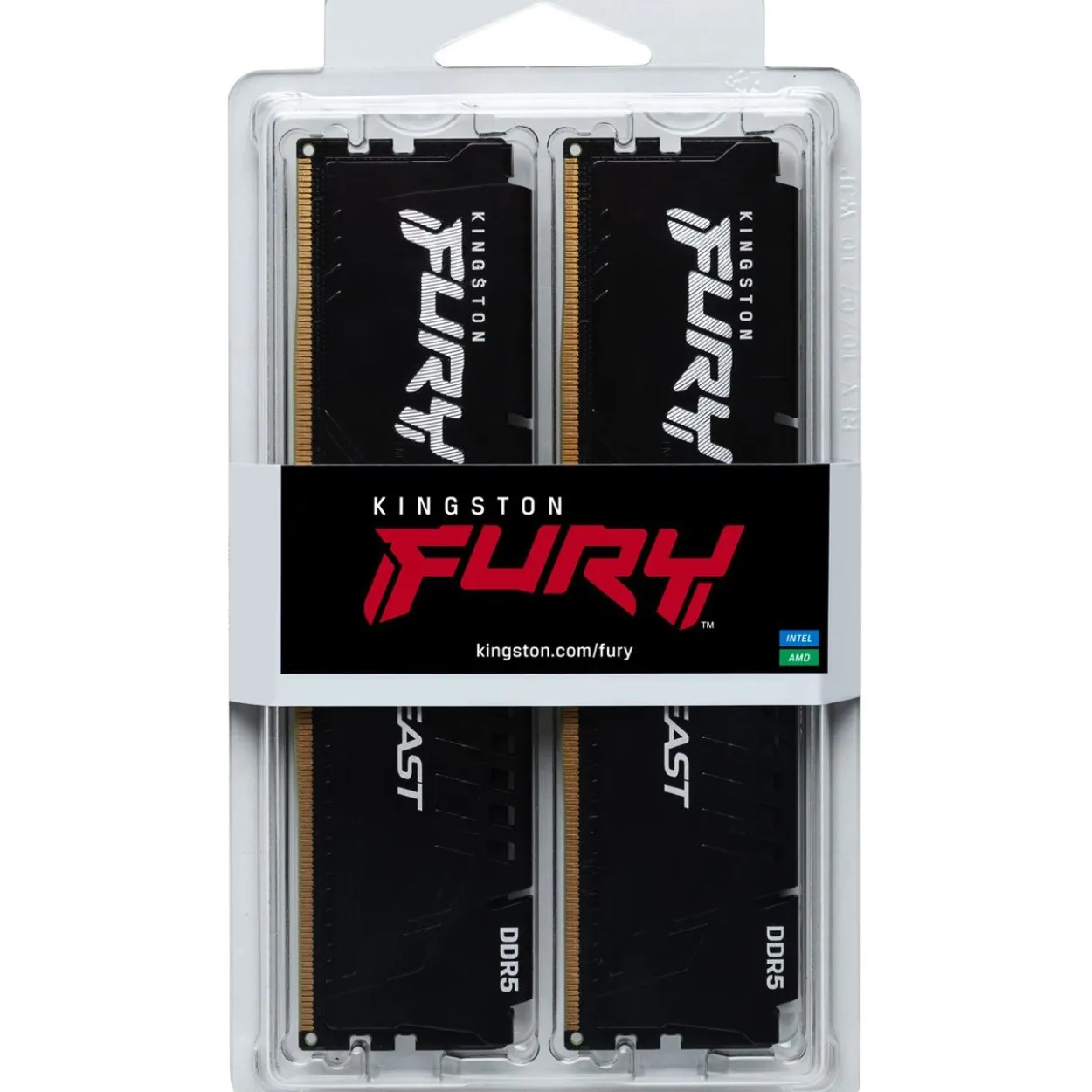 16GB Kingston FURY Beast schwarz DDR5-6000 DIMM CL30 Dual Kit