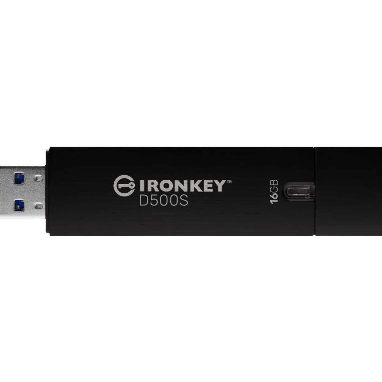16GB Kingston IronKey D500S - USB-Flash-Laufwerk - verschlüsselt - USB 3.2 Gen 1 - TAA-konform