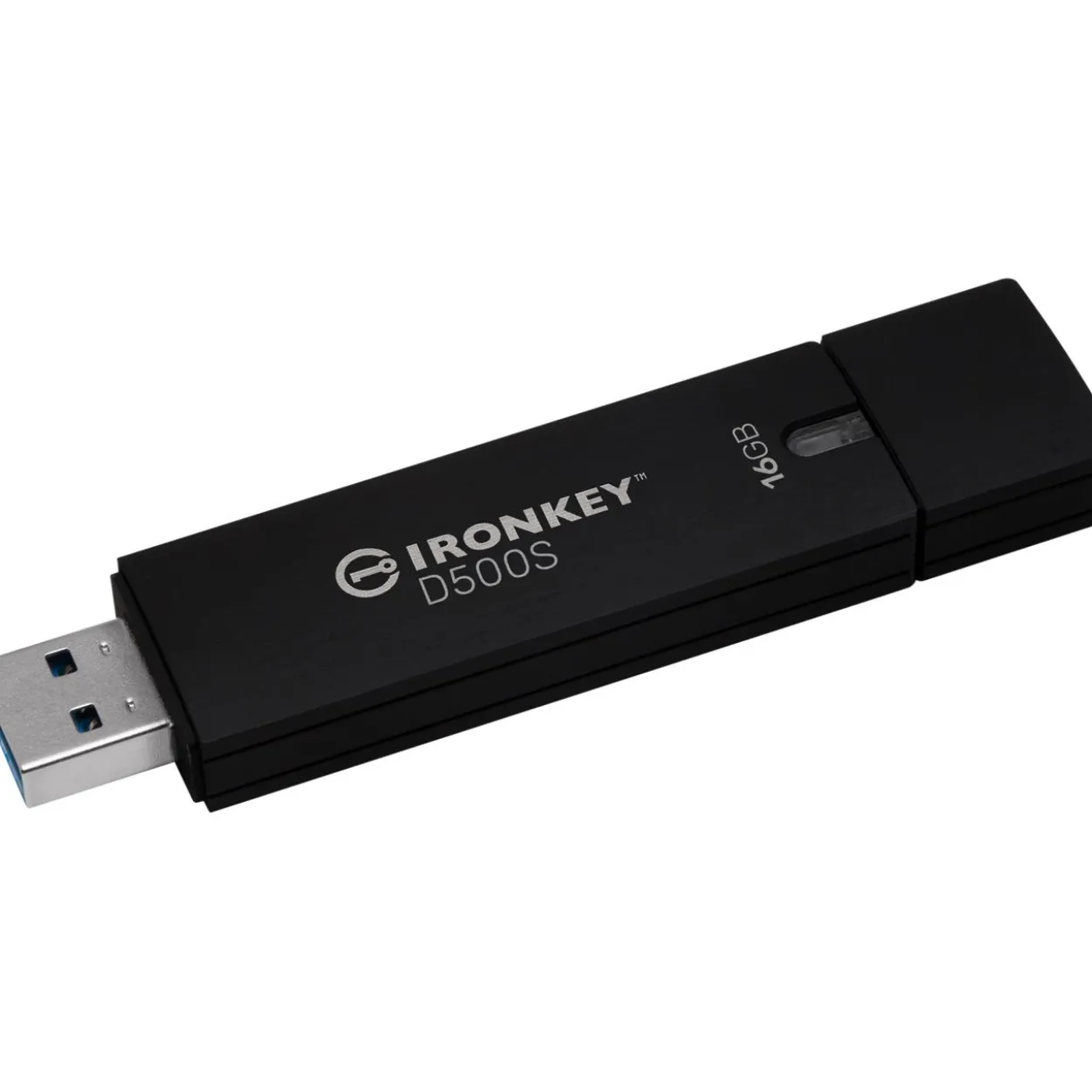 16GB Kingston IronKey D500S - USB-Flash-Laufwerk - verschlüsselt - USB 3.2 Gen 1 - TAA-konform