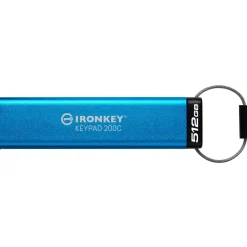 512GB Kingston IronKey Keypad 200C - USB-Flash-Laufwerk - verschlüsselt - USB 3.2 Gen 1