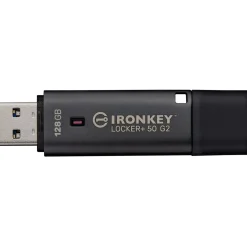 128GB Kingston IronKey Locker+ 50 (anthrazit, USB-A 3.2 Gen 1)