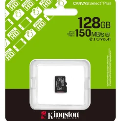 128GB Kingston MicroSD Card SDXC Canvas+ Gen3 ohne Adapter retail