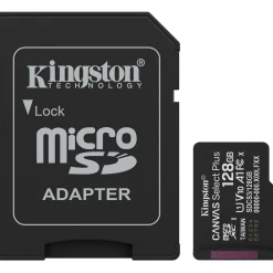 128GB Kingston MicroSD Card SDXC Canvas+ Gen3 mit Adapter retail