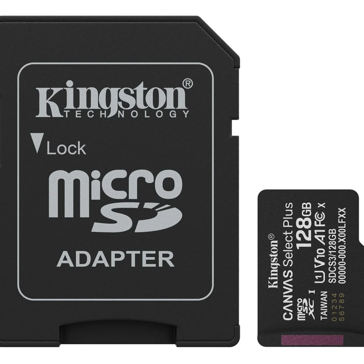 128GB Kingston MicroSD Card SDXC Canvas+ Gen3 mit Adapter retail