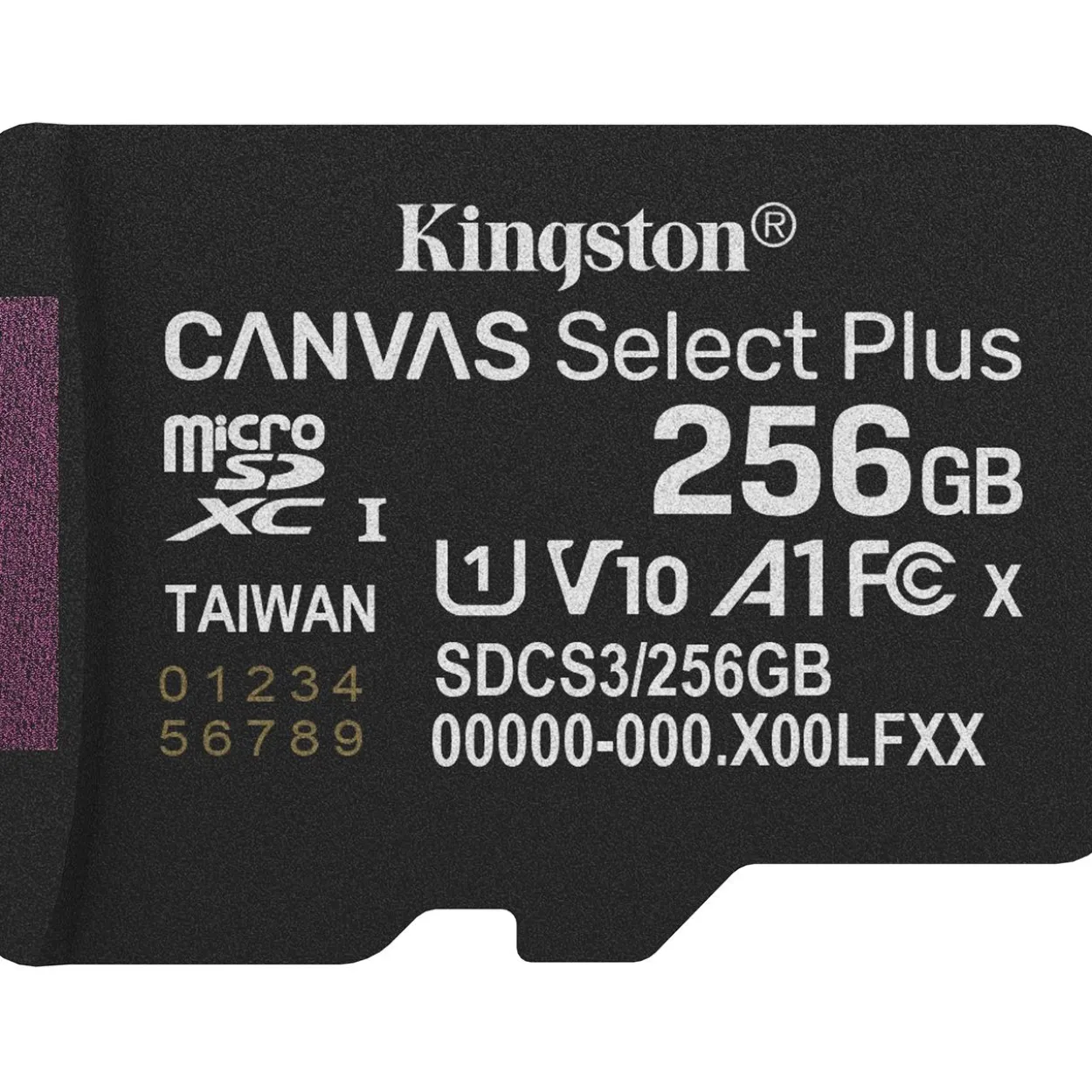 256GB Kingston MicroSD Card SDXC Canvas+ Gen3 ohne Adapter retail